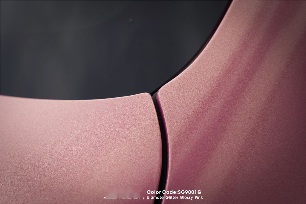 Ultimate Glitter Glossy Pink Vinyl image 7