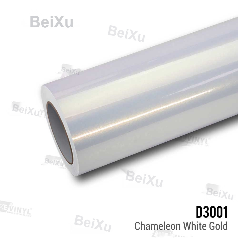 Gloss Chameleon White Gold Vinyl
