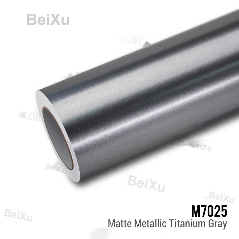 Matte Metallic Titanium Gray Vinyl
