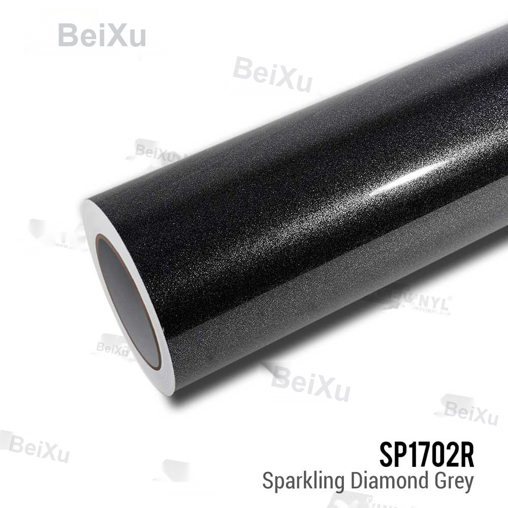 PET Sparkling Diamond Grey Vinyl