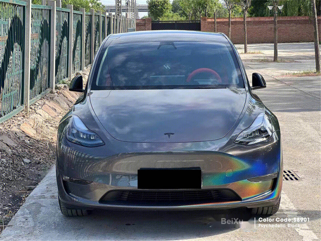 Gloss Psychedelic Black Vinyl image 7