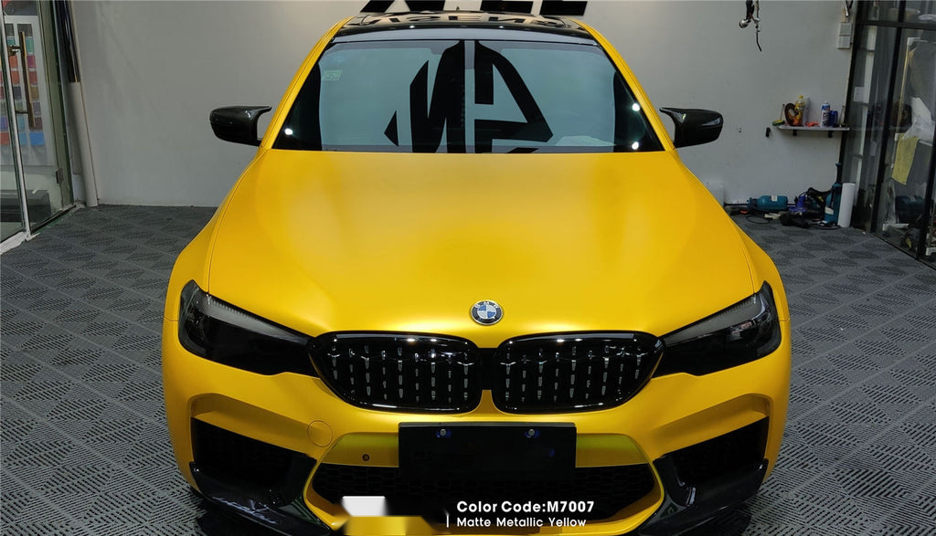 Matte Metallic Yellow Vinyl alternate view