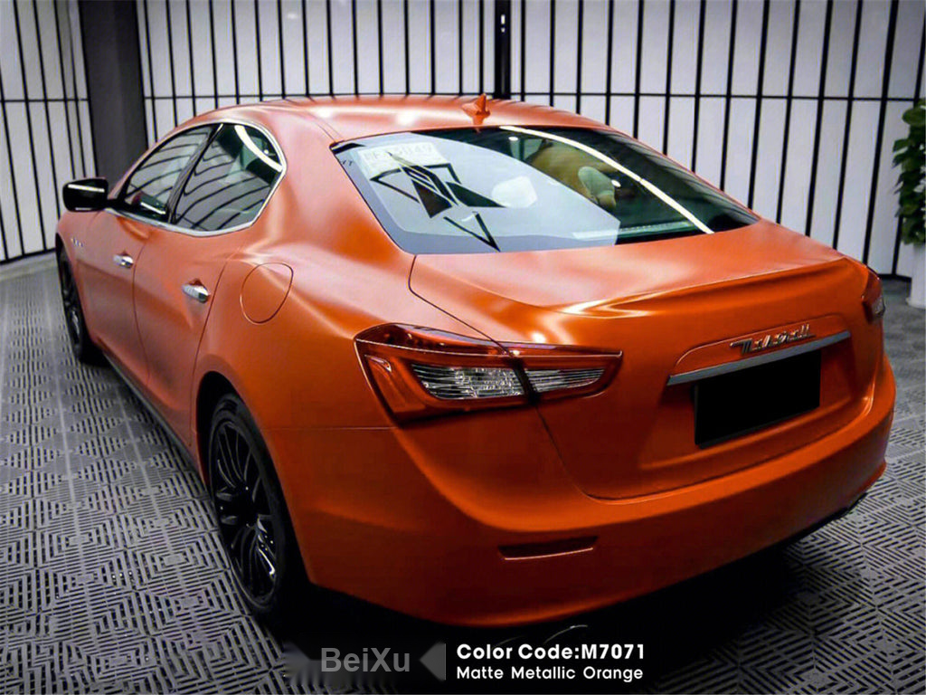 Matte Metallic Orange Vinyl image 9