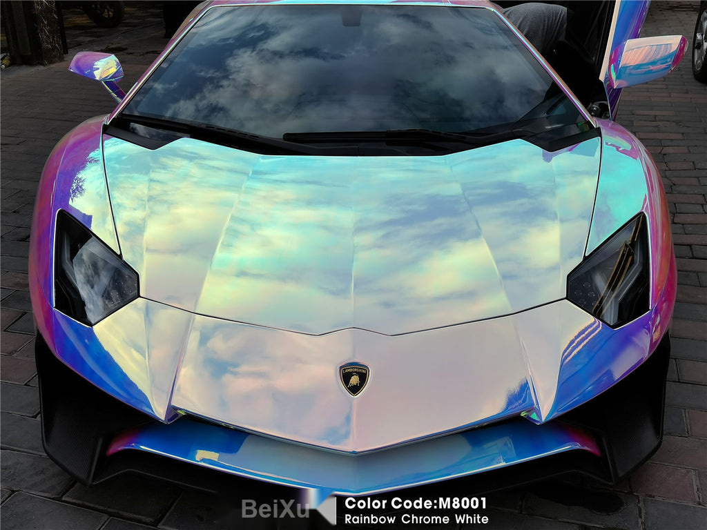 Rainbow Chrome White Vinyl image 3