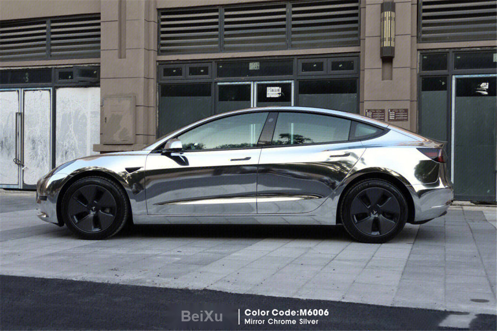 Mirror Chrome Silver Vinyl image 9