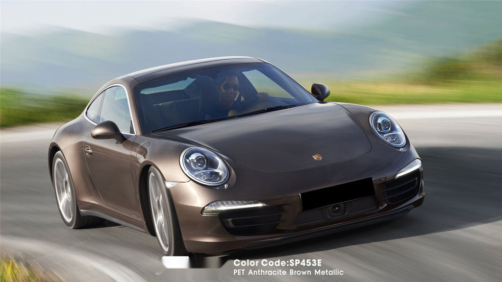 PET Anthracite Brown Metallic Vinyl image 4