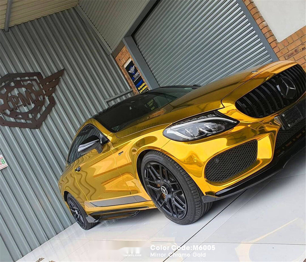 Mirror Chrome Gold Vinyl image 3