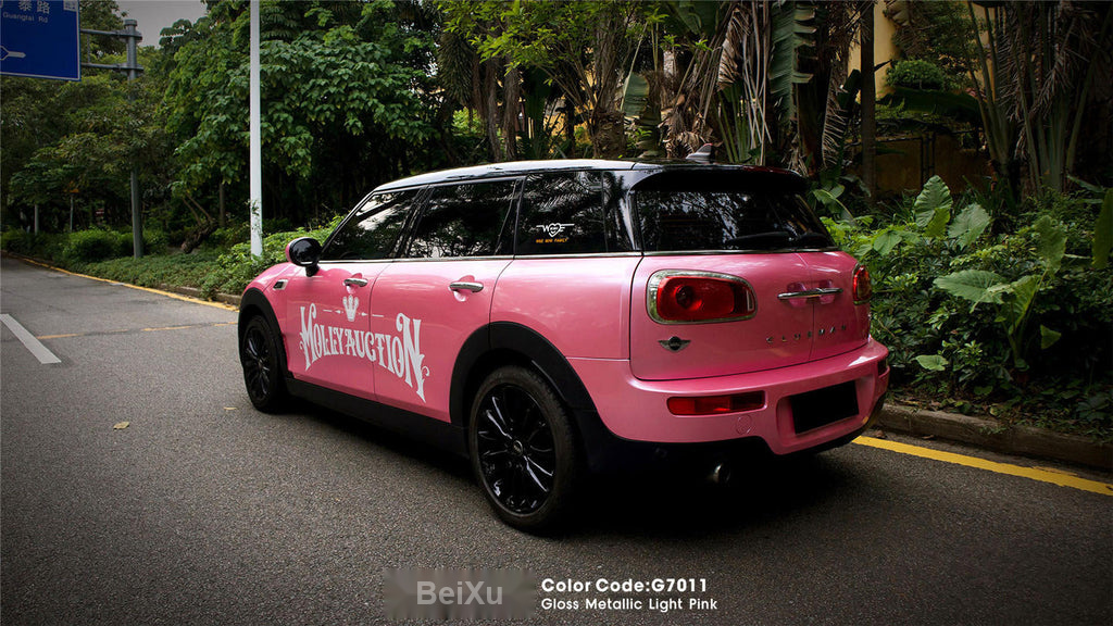 Gloss Metallic Light Pink Vinyl image 4