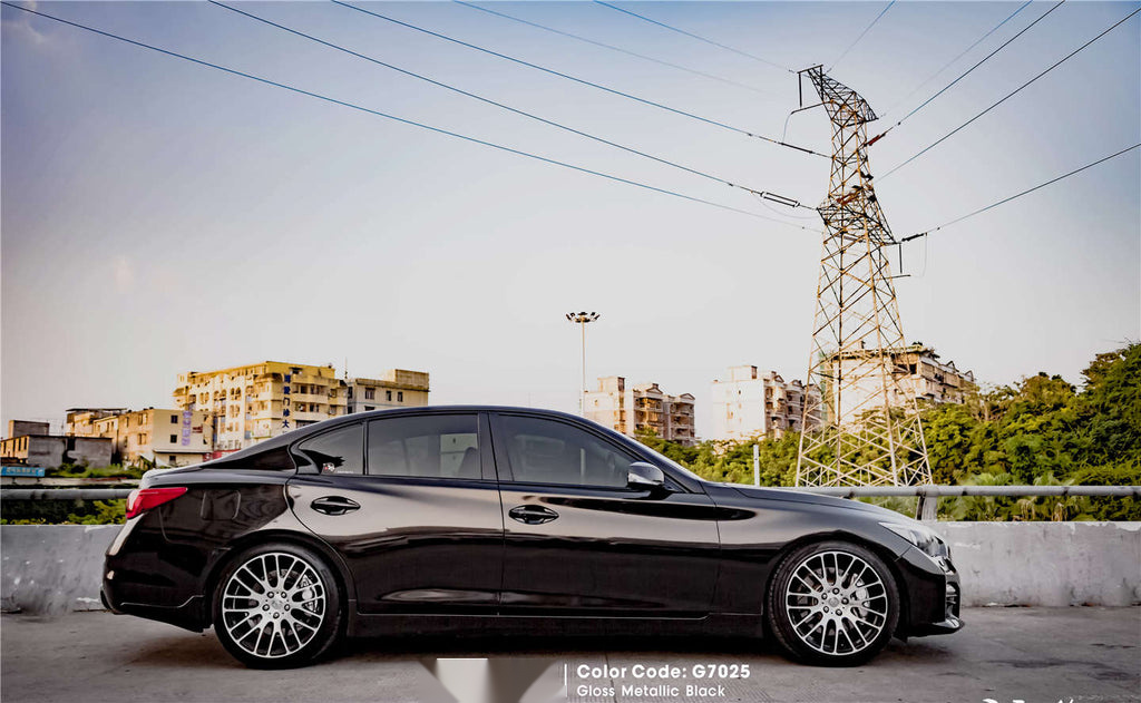 Gloss Metallic Black Vinyl image 5