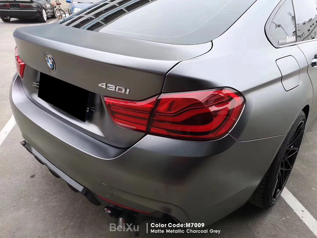 Matte Metallic Charcoal Grey Vinyl image 6