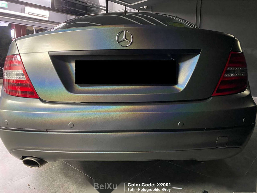 Satin Holographic Grey Vinyl image 7
