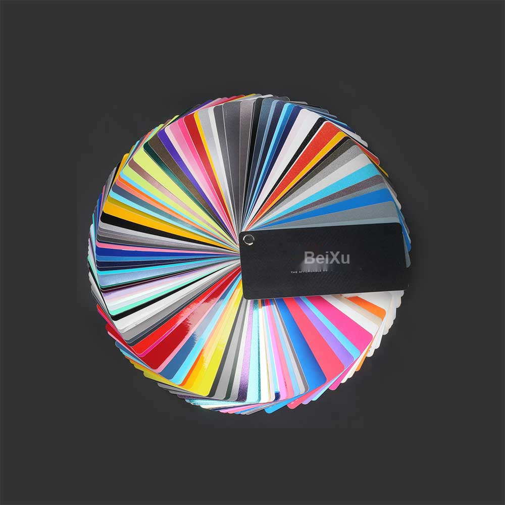 BeiXu Premium Car Wrap Vinyl Color Swatch