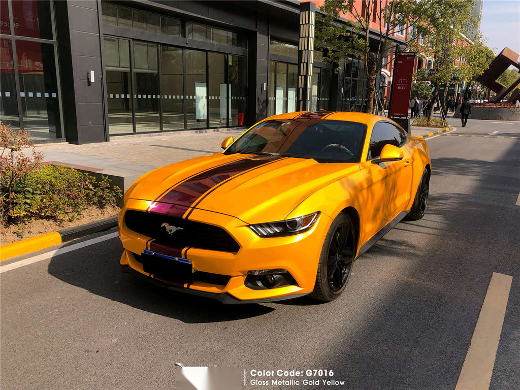 Gloss Metallic Gold Yellow Vinyl image 5