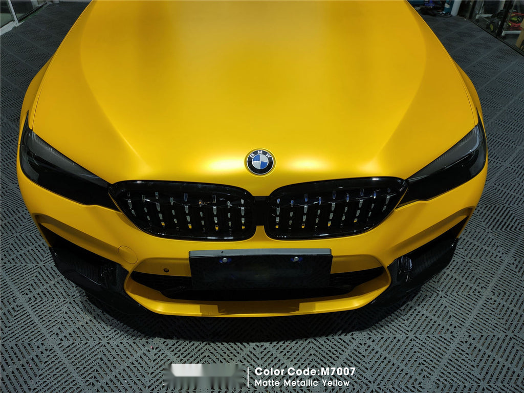 Matte Metallic Yellow Vinyl image 6