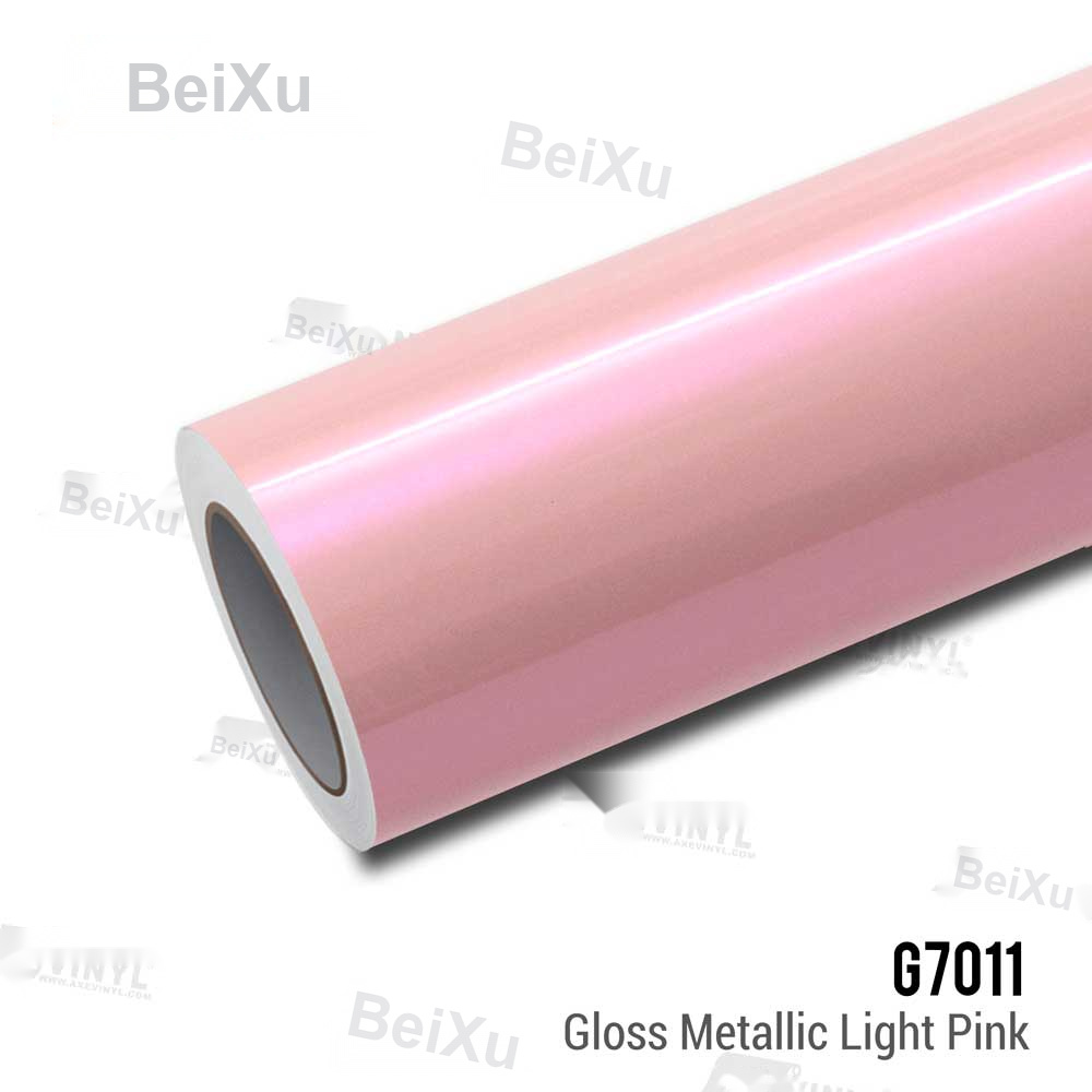 Gloss Metallic Light Pink Vinyl