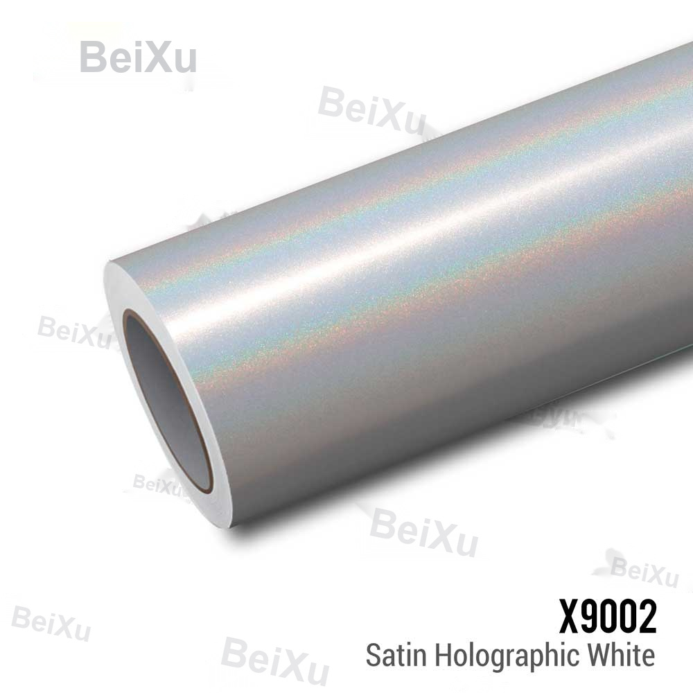 Satin Holographic White Vinyl