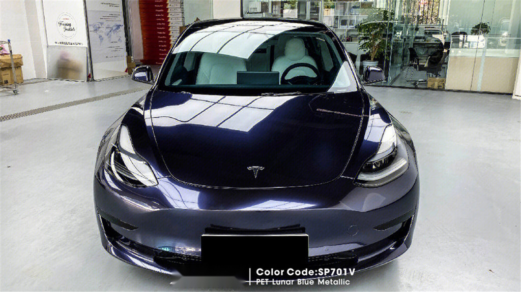PET Lunar Blue Metallic Vinyl alternate view