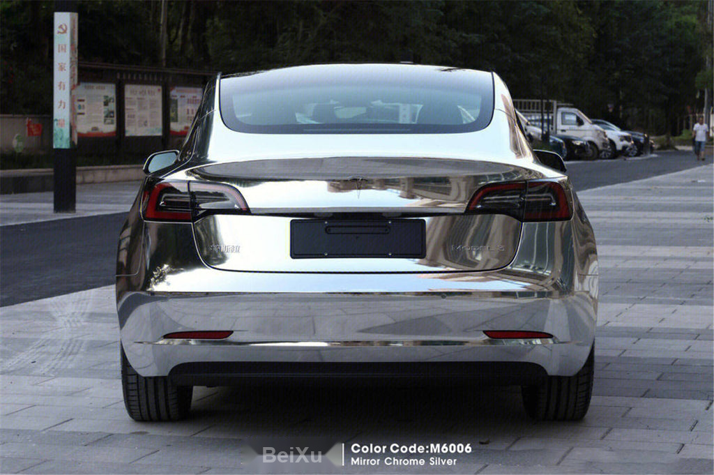 Mirror Chrome Silver Vinyl image 3