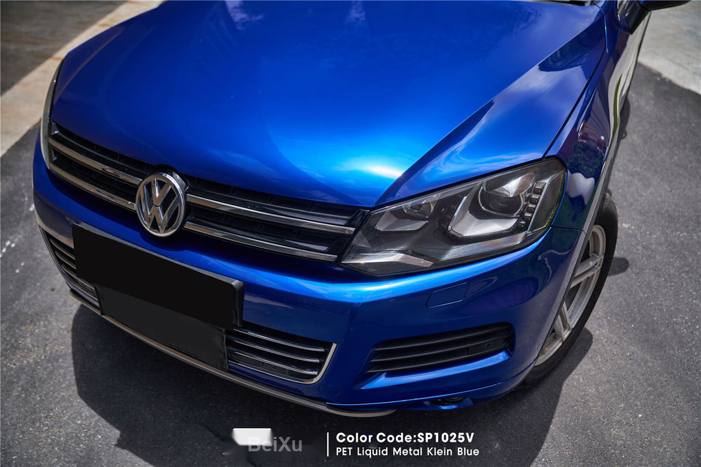 PET Liquid Metal Klein Blue Vinyl image 9