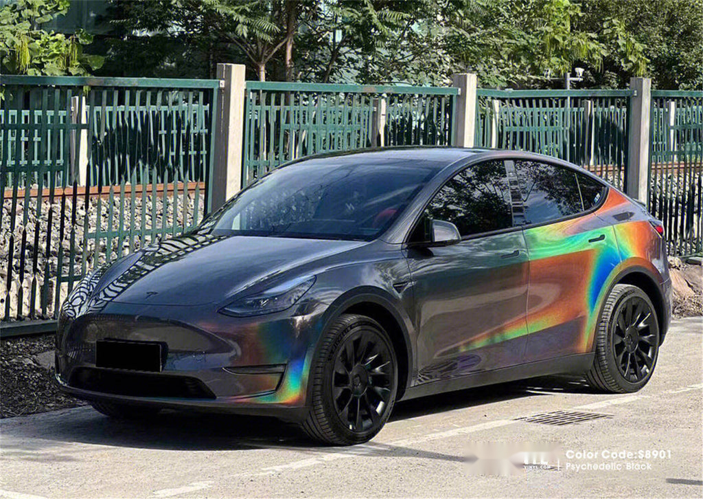 Gloss Psychedelic Black Vinyl image 4