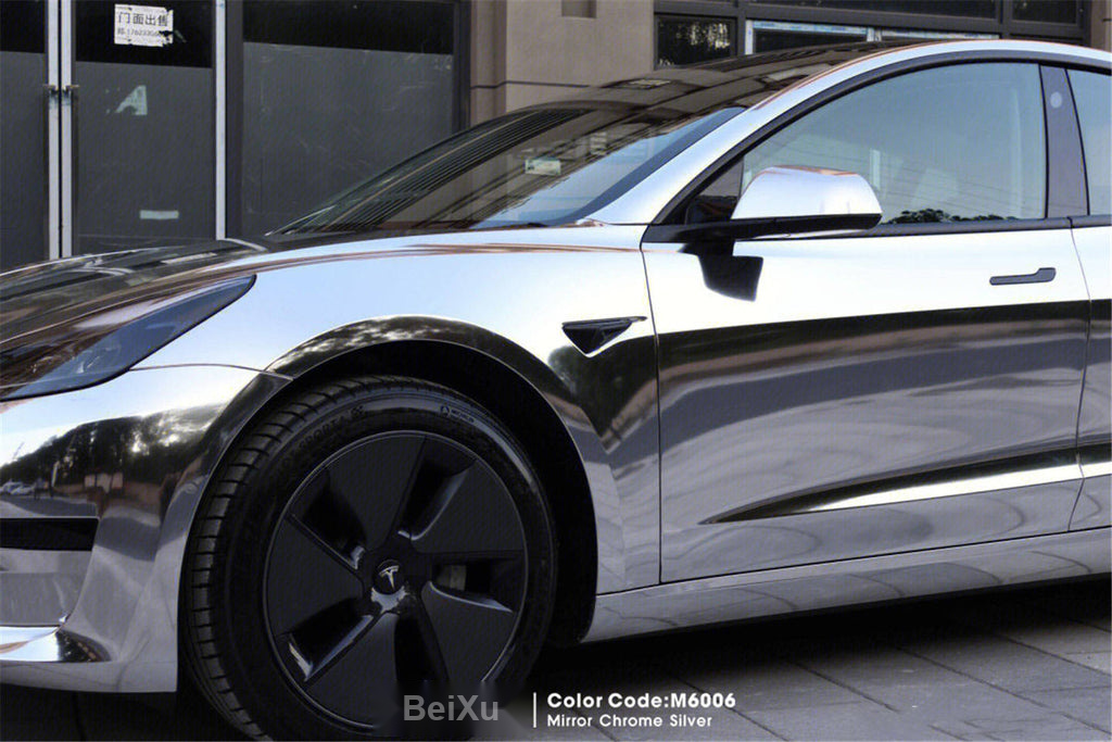 Mirror Chrome Silver Vinyl image 8