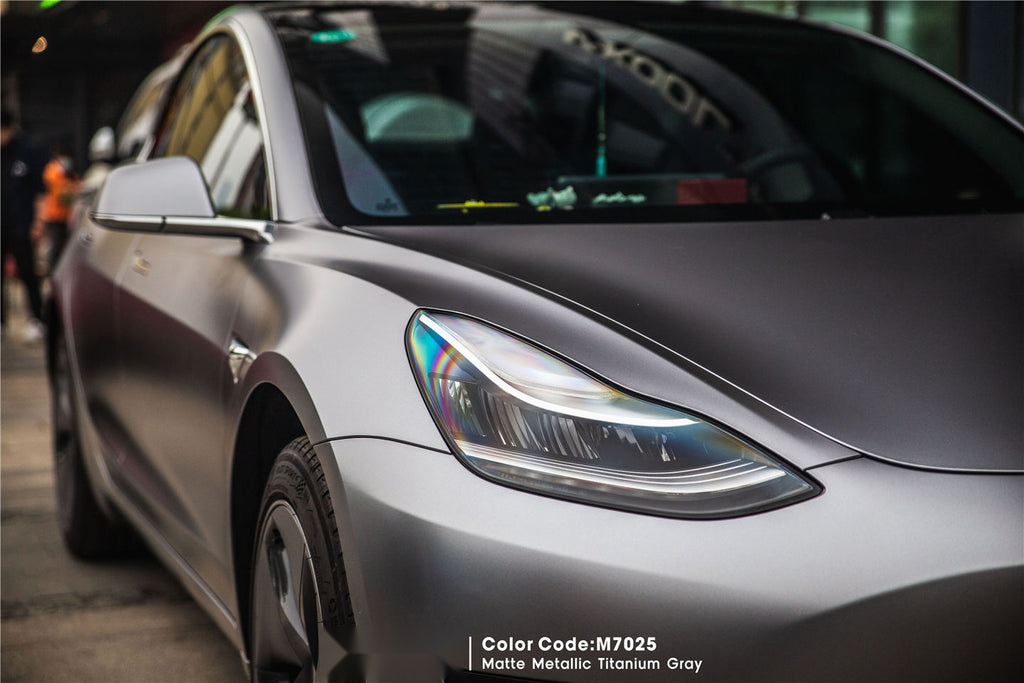 Matte Metallic Titanium Gray Vinyl image 4