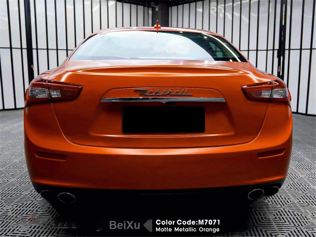 Matte Metallic Orange Vinyl image 5