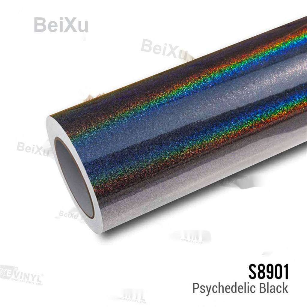 Gloss Psychedelic Black Vinyl
