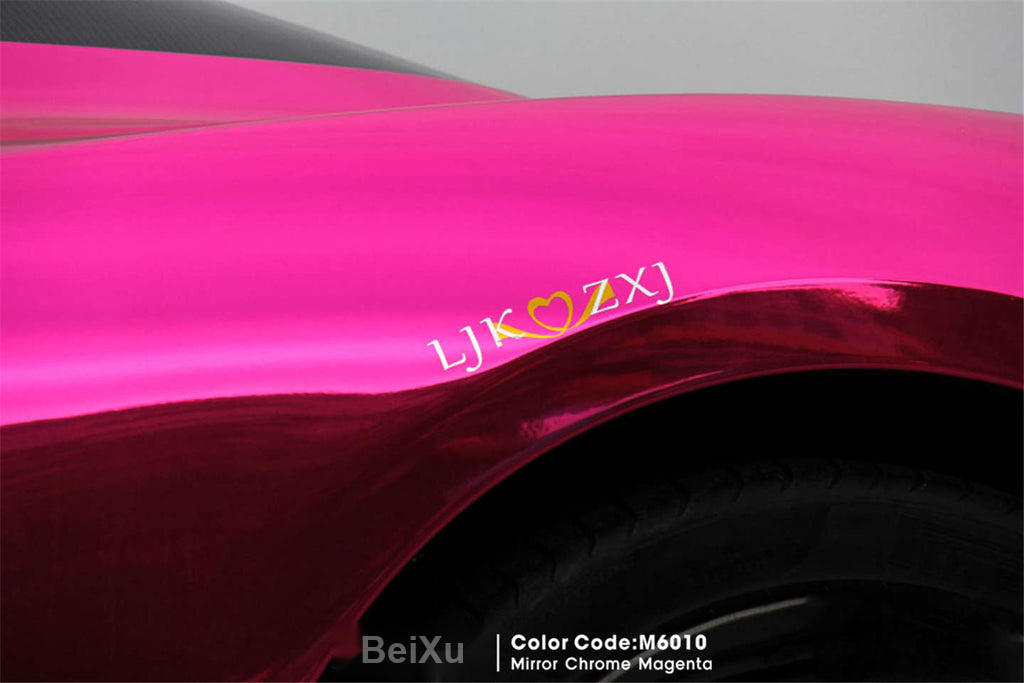 Mirror Chrome Magenta Vinyl image 4