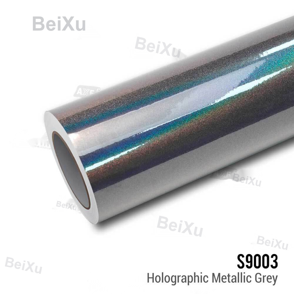 Gloss Holographic Grey Vinyl