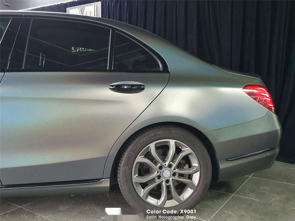 Satin Holographic Grey Vinyl image 5