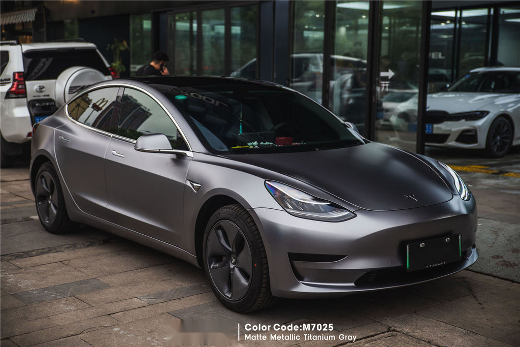 Matte Metallic Titanium Gray Vinyl image 8