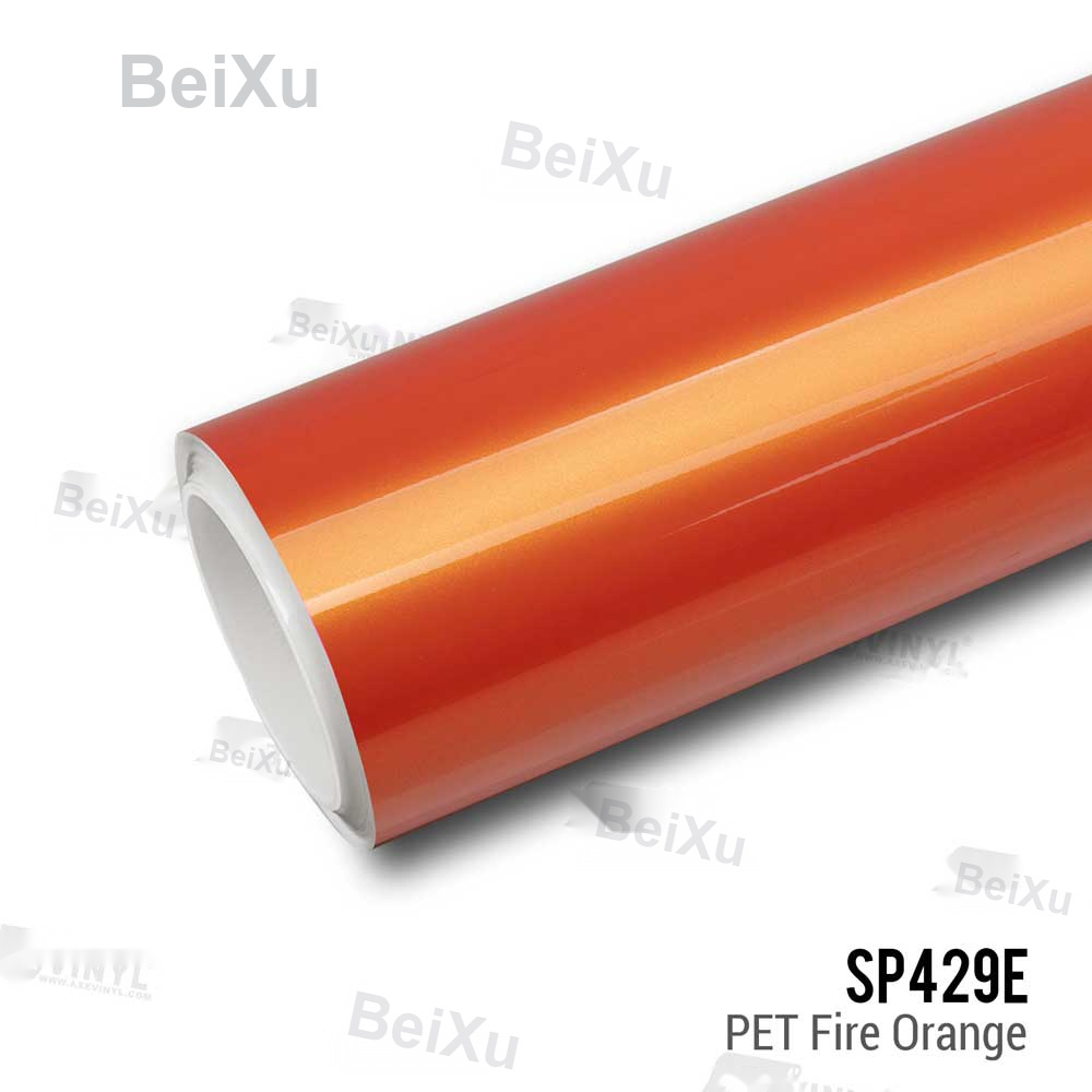 PET Fire Orange Vinyl
