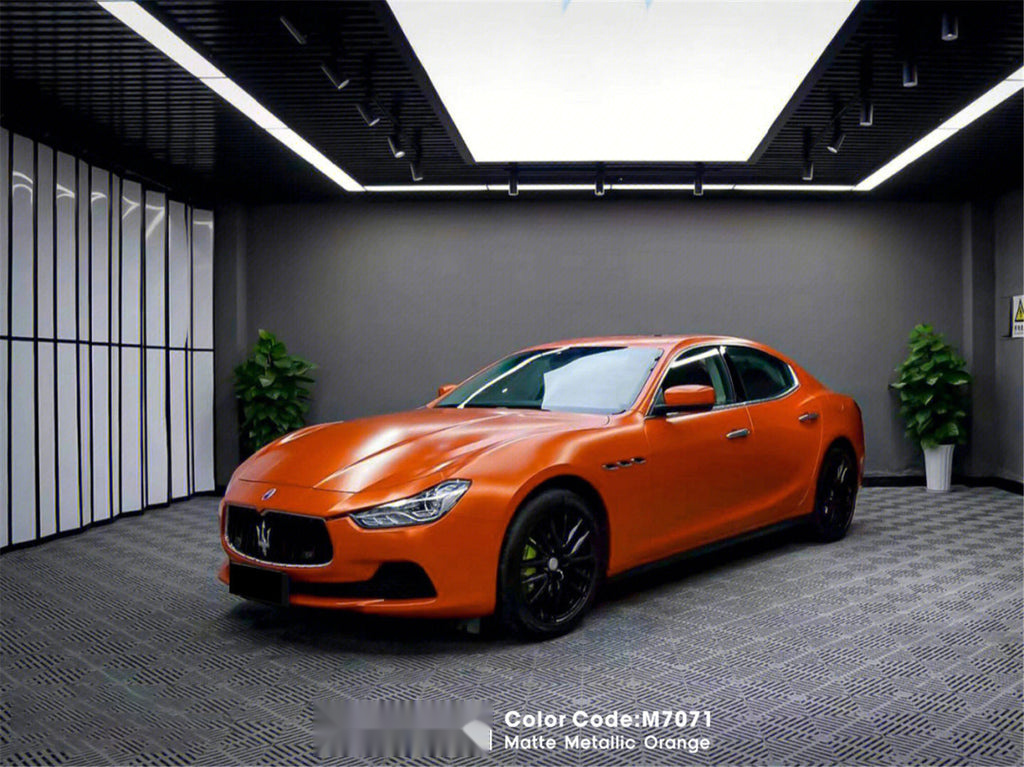 Matte Metallic Orange Vinyl image 4