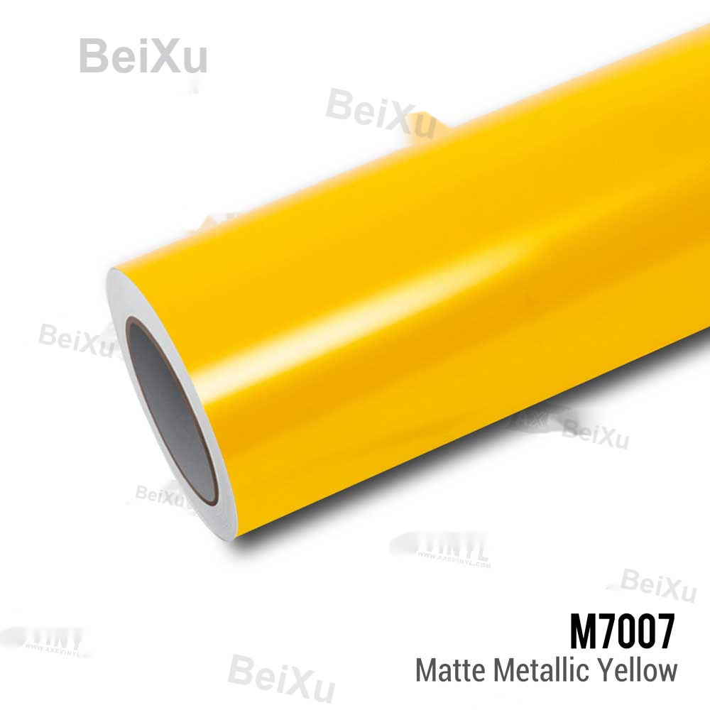 Matte Metallic Yellow Vinyl