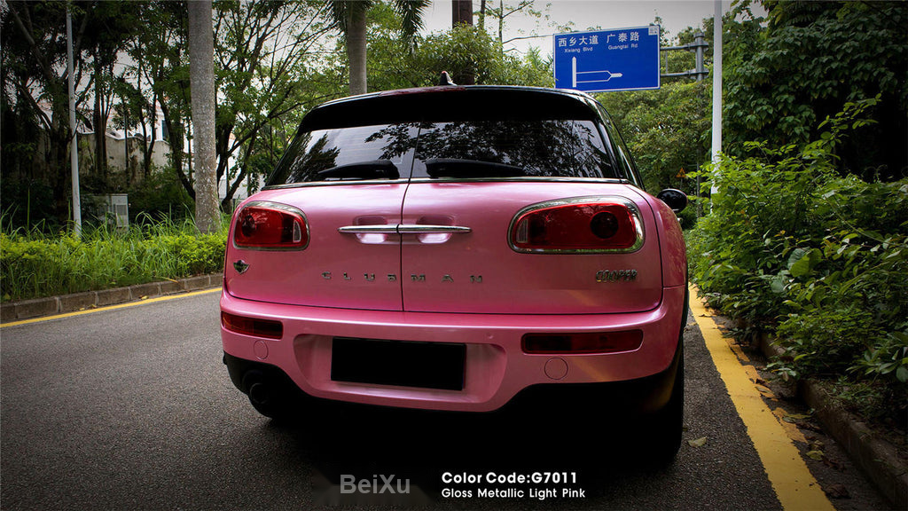 Gloss Metallic Light Pink Vinyl image 5