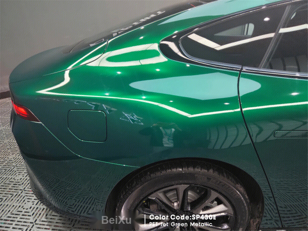 PET Jet Green Metallic Vinyl image 8