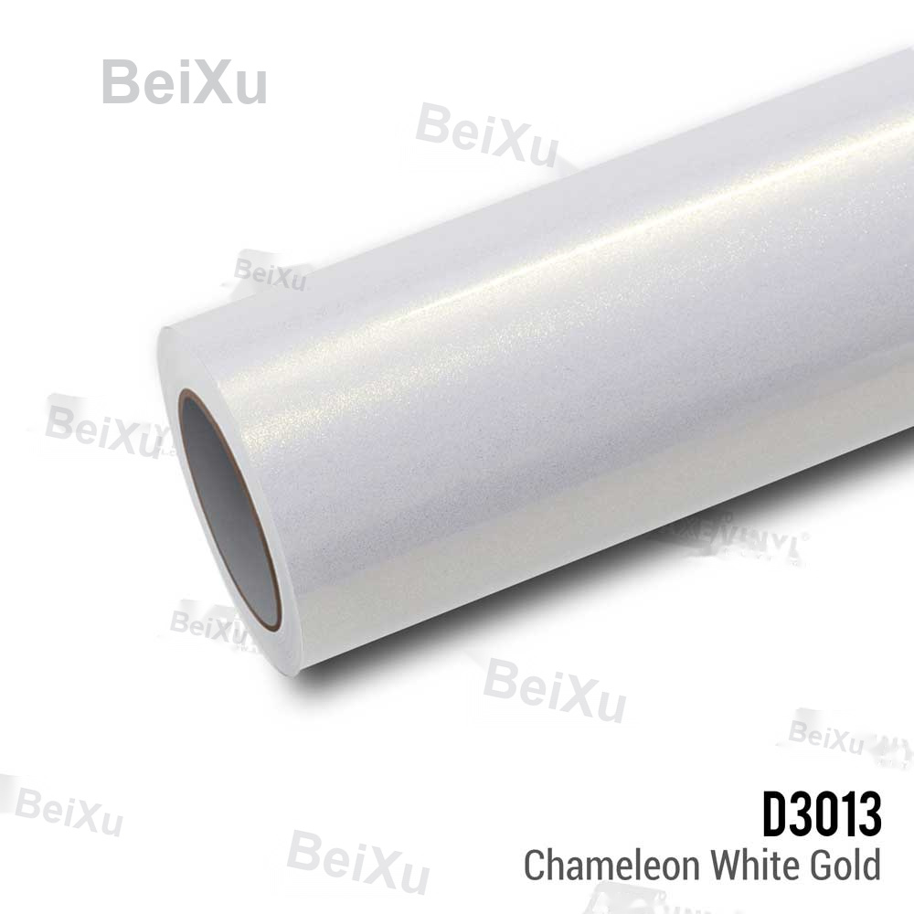 Satin Chameleon White Gold Vinyl