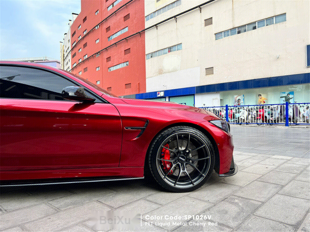 PET Liquid Metal Cherry Red Vinyl image 6