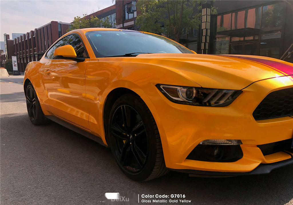 Gloss Metallic Gold Yellow Vinyl image 8
