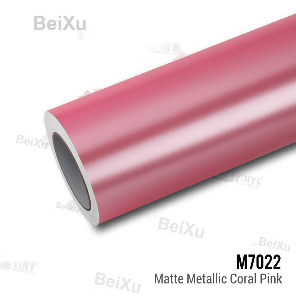Matte Metallic Coral Pink Vinyl