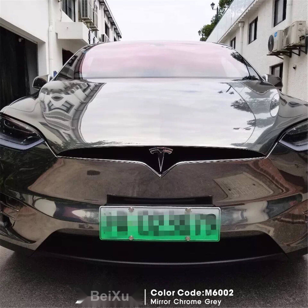 Mirror Chrome Grey Vinyl image 3