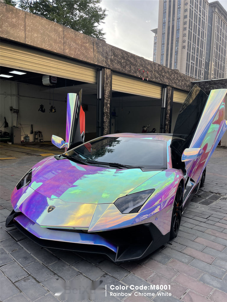 Rainbow Chrome White Vinyl image 4