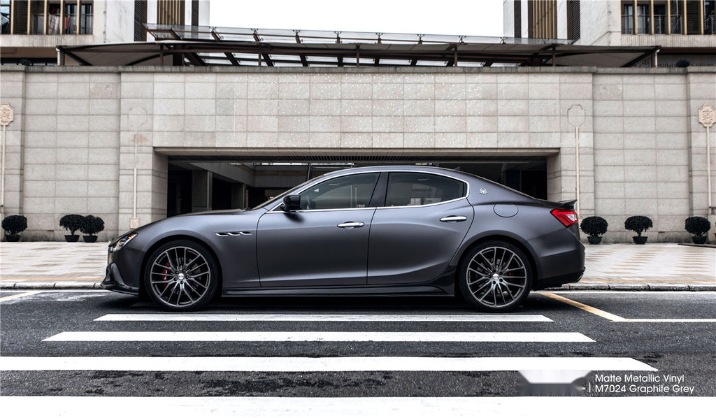 Matte Metallic Graphite Grey Vinyl image 6