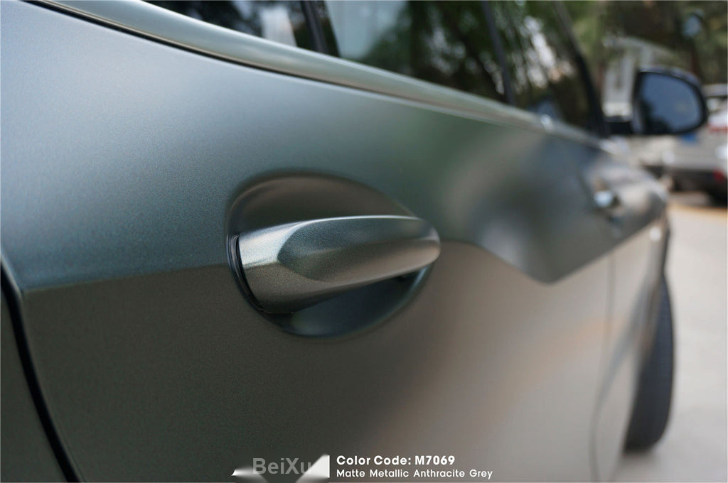 Matte Metallic Anthracite Grey Vinyl image 6