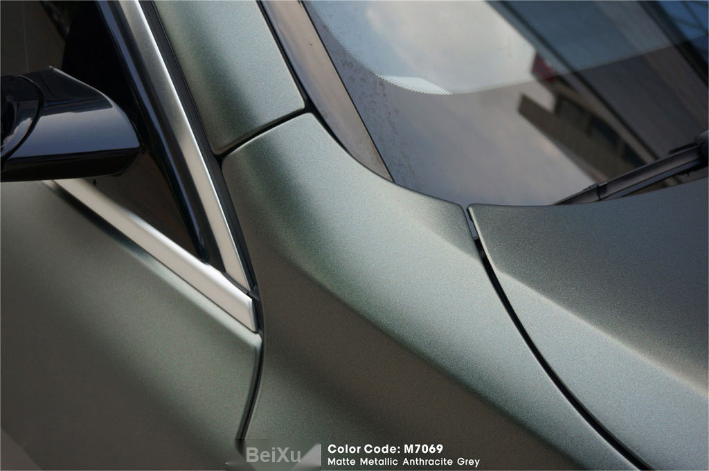 Matte Metallic Anthracite Grey Vinyl image 8