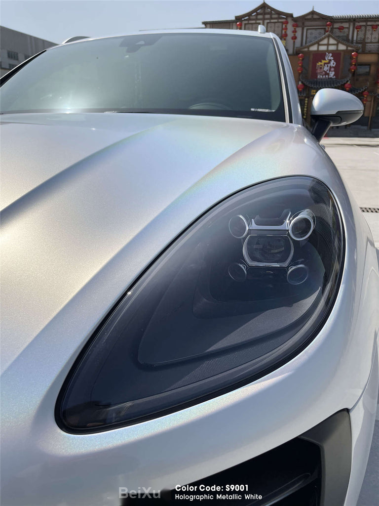 Gloss Holographic White Vinyl image 7