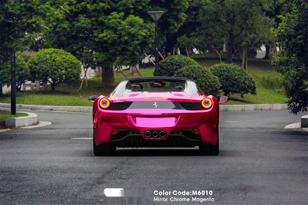 Mirror Chrome Magenta Vinyl image 5