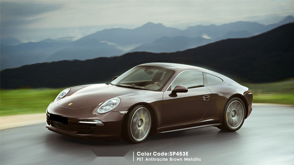 PET Anthracite Brown Metallic Vinyl image 6