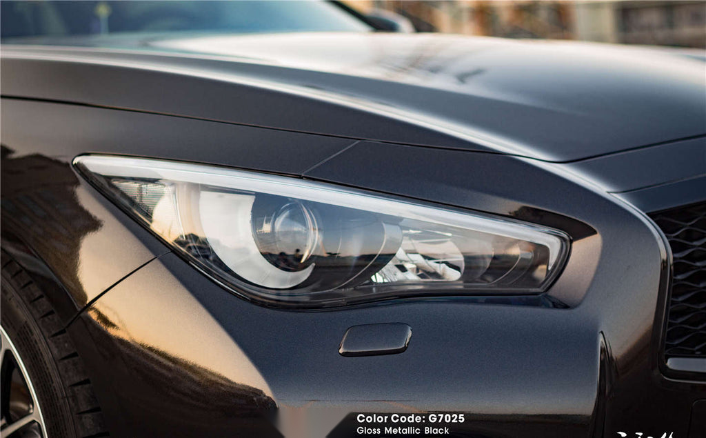 Gloss Metallic Black Vinyl image 4